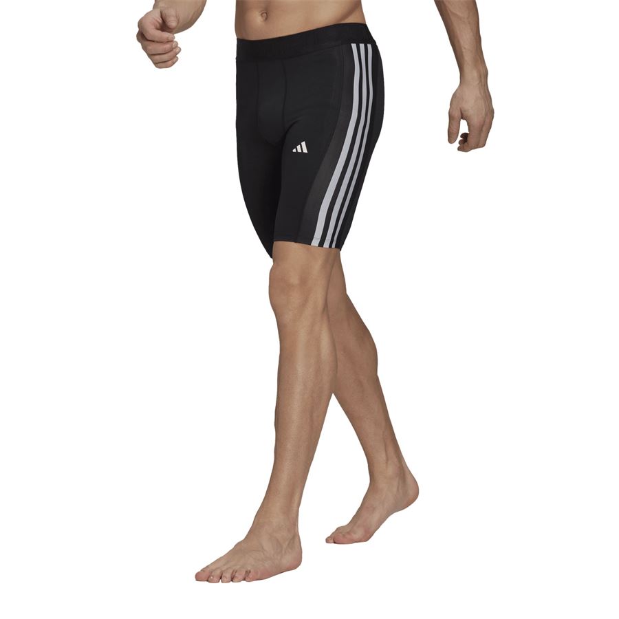 Tight corti da allenamento Techfit 3-Stripes Adidas | HD3531X